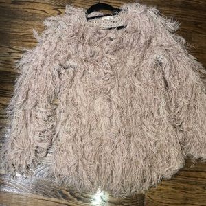 Furry cardigan brand new!